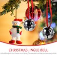 thumbnail image 3 of Entireivity 21Pcs Five-point Star Christmas Bells Mini Creative Shiny Rattle Bells Handmade Small Christmas Jingle Bell (20pcs 3cm Silver Bells+10m Ribbon), 3 of 8
