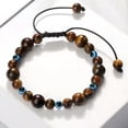 thumbnail image 5 of HOOUN Evil Eye Opal Tiger Eye Stone Beaded Healing Adjustable Bracelets For Men Women-Style 5, 5 of 8