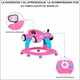 thumbnail image 4 of Andadera Prinsel  Auto Rosa, 4 of 8
