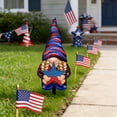 thumbnail image 5 of Patriotic Gnome Garden Stake Ornament, Red White Blue 4th Of July Outdoor Yard Art Decor Independence Day, 5 of 6