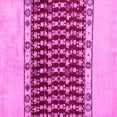 thumbnail image 1 of Ahgly Company Indoor Square Abstract Pink Modern Area Rugs, 4' Square, 1 of 4