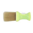thumbnail image 1 of Cepillo de peluquero, cepillo de peluquero, cubierta inferior extraíble de lana de nailon, plumero de cuello de pelo suave y cómodo verde para barbería, 1 of 5