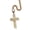 Gold, variant on Gold Iced Out Cross Necklace for Men Hip Hop Bling Diamond Style Pendant Gold Plated Cuban Chain Christian Religious Jewelry Gift for Men
