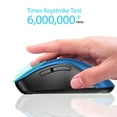 thumbnail image 3 of memzuoix Wireless Optical Mouse for Laptop, 5 Buttons 1400 DPI Wireless Mouse with USB Receiver, Cordless Computer Mice for Chromebook, Desktop, PC, Macbook - Blue, 3 of 9