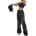 thumbnail image 2 of Parachute Pants for Women  Baggy Cargo Pants with Pockets  Wide Leg Trousers, 2 of 14