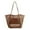 Brown, variant on Deago Mesh Beach Tote Bag for Women Shoulder Handbag Causal Hobo Pool Bags for Travel Pool Vacation Cruise Essentials (Brown)