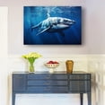 thumbnail image 5 of Shark Poster Shark in The Water Wall Art Sea Ocean Poster Prints Giclee Artwork Printed Canvas Pictures for Hallway Painting for Living Room Panel, 5 of 5