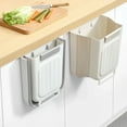 thumbnail image 3 of Home kitchen trash can, foldable wall mounted trash can, no bending, large desktop trash can, hanging style, easy to clean, 3 of 10