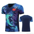 thumbnail image 3 of 2024 últimas camisetas y pantalones cortos de tenis de mesa del equipo CHINA Dragon para hombres, mujeres y niños, camiseta de tenis de mesa, camiseta de ping pong con texto personalizado y logotipo d, 3 of 5