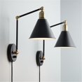 thumbnail image 1 of Control Brands LBW094DBLK Lampe Murale à Deux Bras & 44; Noir, 1 of 1