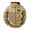 Khaki, variant on Mens Cargo Jackets Hooded Drawstring Stand Collar Front Zip Flag Print Coat Casual Sports Outwear With Multi Pockets (XL, White-A)