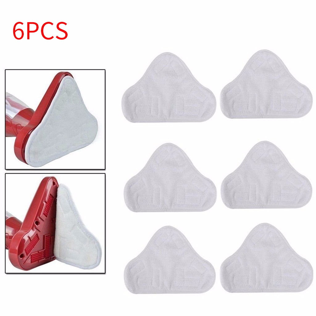 6x Washable Microfibre Floor Mop Pads Replacement for H20 X5 Steam Cleaner Wipes 