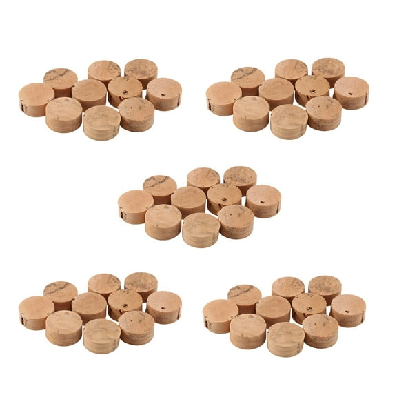 50Pcs Water Key Water Key Spit Valve Cork Pad for Trumpet Trombone Repair Accessories Diameter 9mm Thickness 4mm