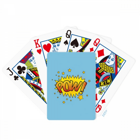 Pow Exclamation Stars Poker Playing Card Tabletop Board Game | Walmart ...
