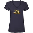 thumbnail image 5 of Happy New Year Ladies V Neck Tee Shirt, 5 of 5