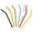 color-C, variant on Reusable Soft Silicone Straws 6 Piece Set Flexible BPA Free Drinking Straws Washable Durable for Tumblers Smoothies Juices Milk Drinks Multipurpose
