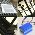 thumbnail image 2 of Dwellnix LED Solar Post Light Outdoor, Dusk to Dawn Outdoor Solar Lamps, Solar Pillar Light, Vintage Style LED Exterior Lighting Fixture for Decorative House Entrance Garden Backyard, Black, 2 of 7
