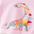 thumbnail image 3 of Sudadera Zeebread de 2 a 7 años con diseño de dinosaurios para niñas, ropa de manga larga con dibujos animados para otoño y primavera, disfraz de moda para bebés, 3 of 4
