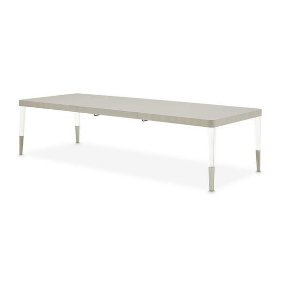 Michael Amini Penthouse Extendable Dining Table - Ash Gray