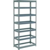 Global Industrial Extra Heavy Duty Shelving 36"W x 24"D x 96"H With 7 Shelves, No Deck, Gray