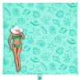 thumbnail image 1 of Manta de playa WEKAPO, impermeable y resistente a la arena, 274 x 244 cm, 1 of 9