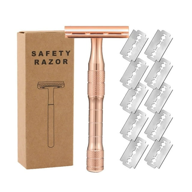 CHOKRazors for Men Manual Shaving Razor Single Blade Razor Comfortable Grip Efficient Shave Supply Razors for Men Style2