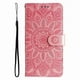 thumbnail image 4 of Funda tipo cartera GANGXUN para Samsung Galaxy S25 FE , diseño girasol, cuero PU, soporte, cierre magnético, tarjetero, 4 of 5