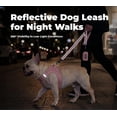 thumbnail image 4 of Correa para perros Best Pet Supplies Voyager, neopreno reflectante, rosa, 4 of 7