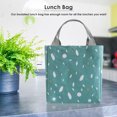 thumbnail image 2 of Bolsa de almuerzo con estampado impermeable, con aislamiento térmico, con cordón, para caja Bento (C) Likrtyny Para estrenar, 2 of 5