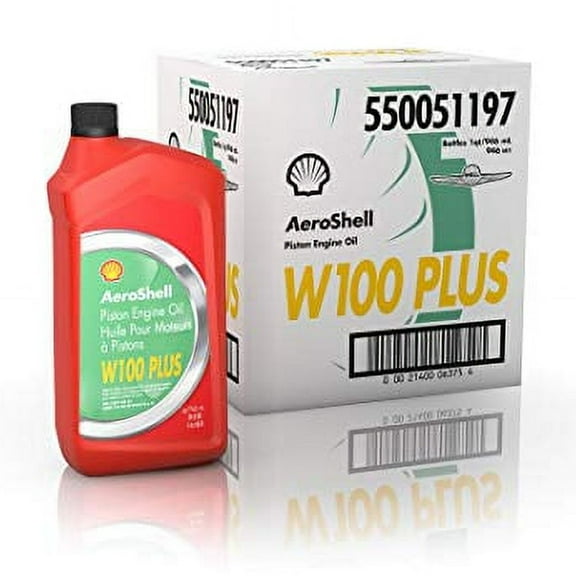 AeroShell Oil W100 Plus - 550050837-6x1 quart case