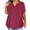 Tops for Women Plus Size-Red, variant on Homenesgenics Tops for Women Plus Size,Tunic Tops for Women,Crop Tops for Women Plus Size Eyelet for Women Sexy-Neck Blouse Solid Casual Loose Summer Short Sleeve Blouse Red XXXL