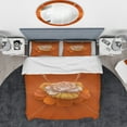 thumbnail image 3 of Designart 'Yellow Blossom Fractal Flower' Traditional Duvet Cover Set, 3 of 4