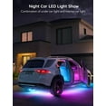 Govee Underglow Car Lights, 4 pcs RGBIC Smart LED Lights with 16 ...