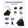 thumbnail image 2 of Adaptador HDMI VCE Mini HDMI a HDMI 4K, compatible con 2 unidades, 2 of 9