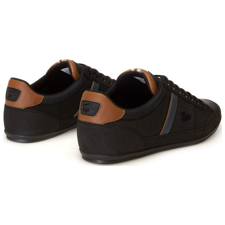 Lacoste Chaymon Nappa Leather Suede Black Brown Trainers 36CAM0010094 UK 8 Walmart
