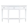thumbnail image 3 of Fulvari U-Shape Console Table With 3 Drawers & 1 Shelf Wood+MDF Home Furnishing for Hallway Entryway Living Room, 3 of 8