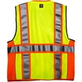 thumbnail image 2 of TR Industrial 3M Safety Vest with Pockets and Zipper, Class 2, 2 of 5