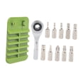 thumbnail image 4 of Kit de herramientas para reparación de bicicletas, llave de carraca, multiherramienta portátil, ligera, profesional, práctica y versátil., 4 of 8