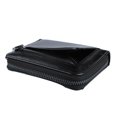 thumbnail image 2 of Cartera de Cuero de PU NikouMX con bolsillo para monedas con cremallera Grado profesional, 2 of 8