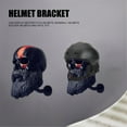 thumbnail image 4 of Soporte para casco con forma de calavera - Soporte para llaves de casco de moto de resina con forma de calavera (B) Ndcxsfigh  Para estrenar, 4 of 9