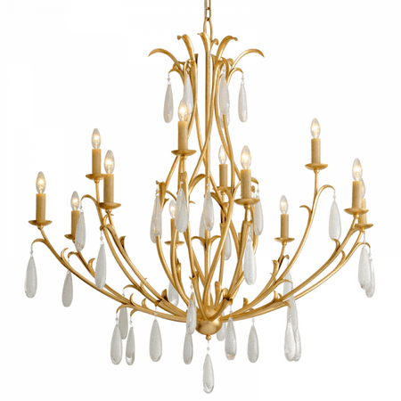 

PROSECCO 12LT CHANDELIER by Corbett 293-012 in Gold Finish