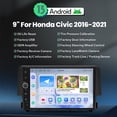 thumbnail image 2 of Estéreo de coche JOYING Android 13 Carplay GPS Honda Civic 2016-21, 2 of 7