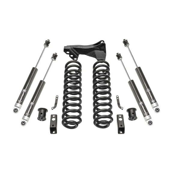 ReadyLIFT 46-27240 2.5 Coil Spring Front Lift Kit with Falcon 1.1 Monotube Front and Rear Shocks and Front Track Bar Bracket For Ford F250/F350 Diesel 4WD