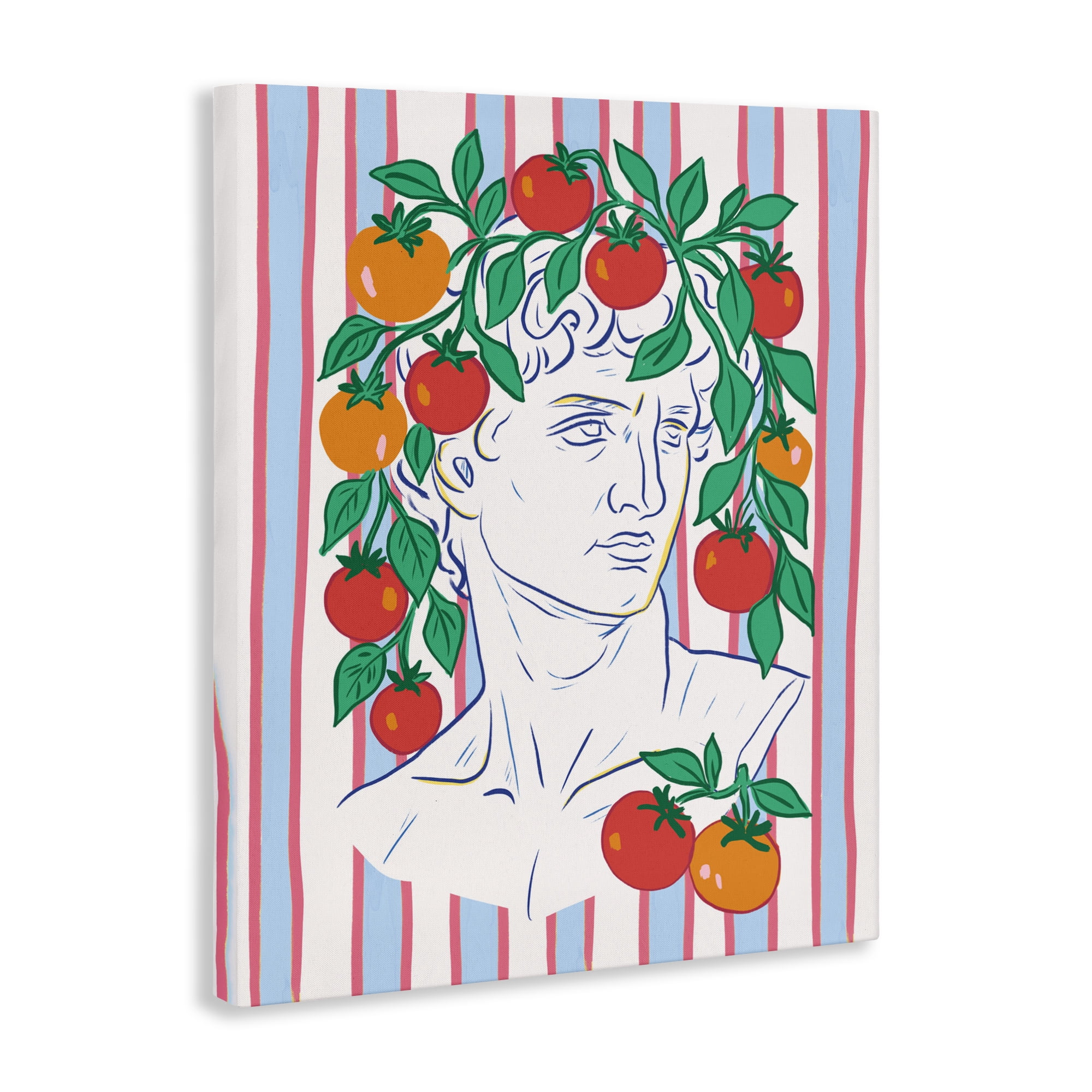 Stupell Industries La Rossa Sculpture Face Canvas Wall Art, design by Radhika Modi