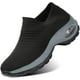 thumbnail image 1 of TANTOO Zapatillas de Tenis para Mujer Ligeras cómodas de Malla Calzado de Senderismo para Mujer sin Cordones 1839-Negro 24.0 cm 1839-Negro 24.0 cm Xishao ropa, 1 of 2