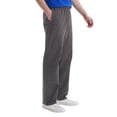 thumbnail image 3 of Pantalón deportivo Hanes Essentials para hombre, algodón jersey, 33", color carbón, 3 of 6