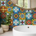 thumbnail image 3 of Pegatinas de azulejos para salpicadero de cocina Mosaico autoadhesivo 3D para habitación Pelar y pegar -10X10Cm, 3 of 5