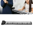 thumbnail image 4 of 61 Teclas Roll up Piano Keyboard, piano electrónico Plegable Portátil Con 16 Tonos 6 Canciones de Demostracia, admite Salida Midi, Sonido Envolpe Estéreo 4D, PARA, 4 of 7