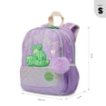 thumbnail image 3 of TOTTO Mochila Escolar Chica para Niña con Bolsillo para Botella | 8 L KACTY S purpura CH, 3 of 6