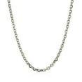 thumbnail image 2 of 3.1mm 14k White Gold Cable Link Chain 20 in, 2 of 4